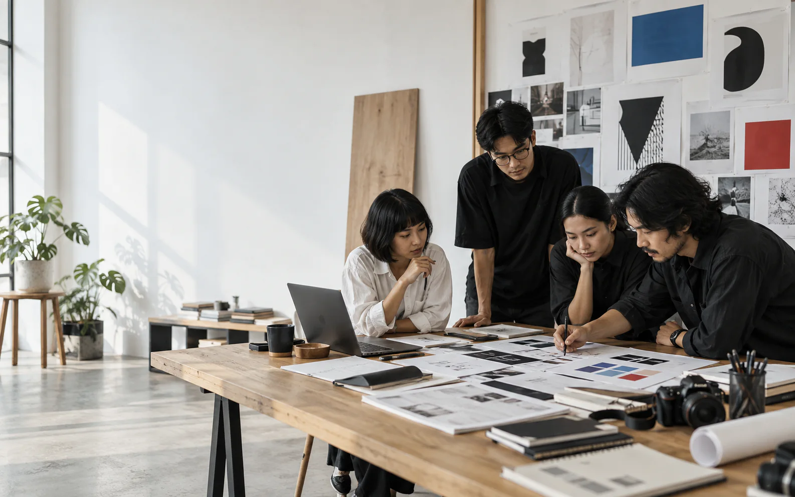 Sesi kolaborasi tim kreatif